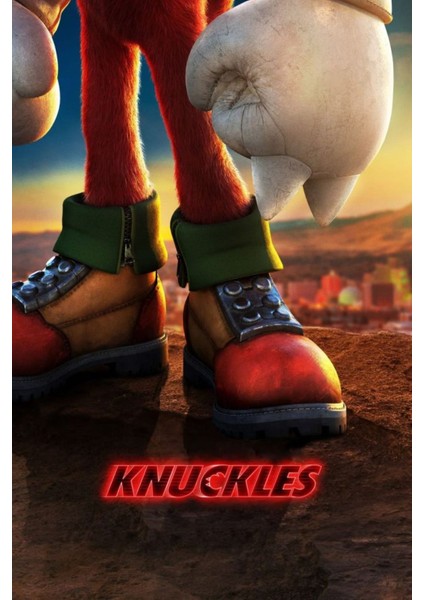 Knuckles (2024) 2 ( Tv - Dizi ) Folyo Afiş - Poster ( 50 cm x 70 cm )