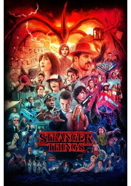 Stranger Things (2016) 7 ( Tv - Dizi ) Folyo Afiş - Poster ( 50 cm x 70 cm )