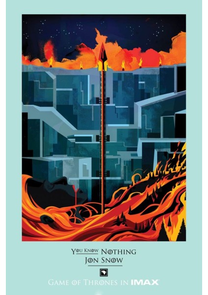 Game Of Thrones (2011) 14 ( Tv - Dizi ) (Folyo / Afiş / Poster) ( 50 cm x 70 cm )