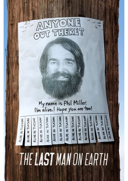 The Last Man On Earth (2015) 2 ( Tv - Dizi ) (Folyo / Afiş / Poster) ( 50 cm x 70 cm )