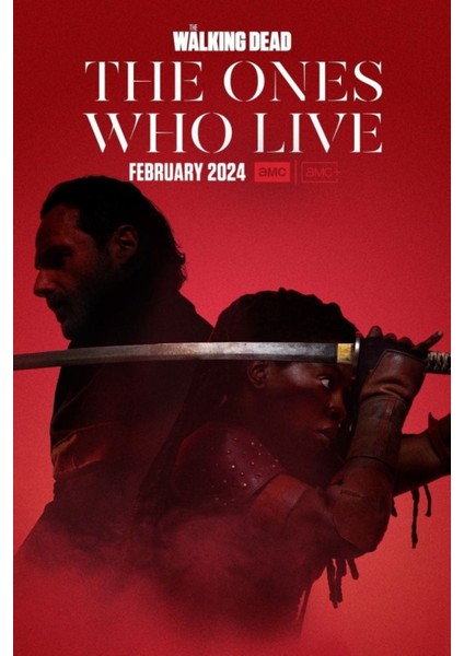 The Walking Dead The Ones Who Live (2024) 7 ( Tv - Dizi ) (Folyo / Afiş / Poster) ( 50 cm x 70 cm )