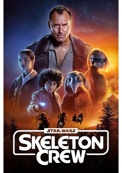 Star Wars Skeleton Crew (2024) 1 ( Tv - Dizi ) (Folyo / Afiş / Poster) ( 50 cm x 70 cm )