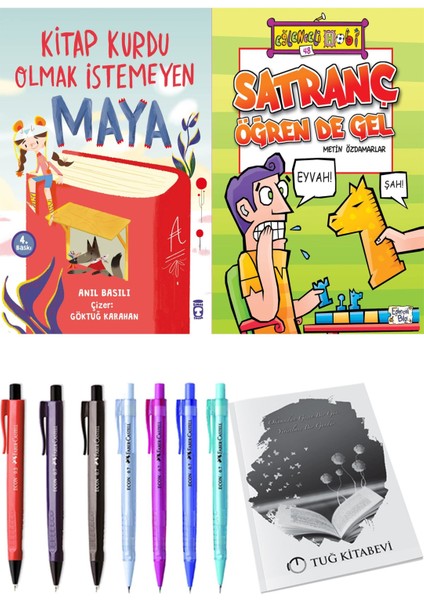 Kitap Kurdu Olmak İstemeyen Maya ve Satranç Öğren De Gel