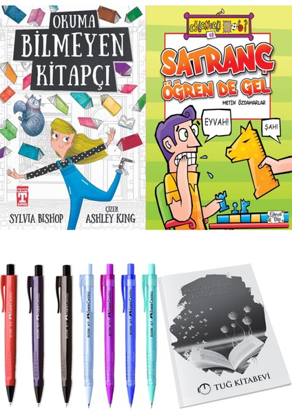 Okuma Bilmeyen Kitapçı ve Satranç Öğren De Gel