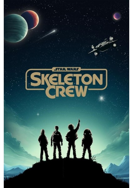 Star Wars Skeleton Crew (2024) 4 ( Tv - Dizi ) (Folyo / Afiş / Poster) ( 70 cm x 100 cm )