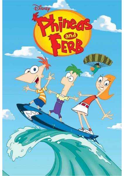 Phineas And Ferb (2007) 6 ( Tv - Dizi ) (Folyo / Afiş / Poster) ( 70 cm x 100 cm )