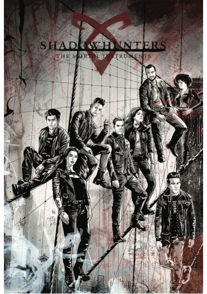 Shadowhunters (2016) 4 ( Tv - Dizi ) (Folyo / Afiş / Poster) ( 70 cm x 100 cm )