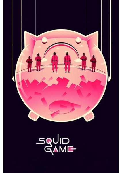 Squid Game (2021) 9 ( Tv - Dizi ) (Folyo / Afiş / Poster) ( 70 cm x 100 cm )