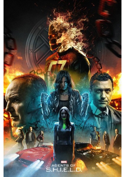 Agents Of S.h.ı.e.l.d. (2013) 7 ( Tv - Dizi ) (Folyo / Afiş / Poster) ( 70 cm x 100 cm )