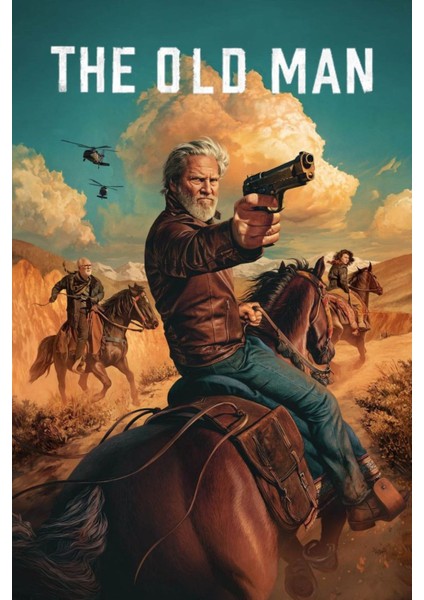 The Old Man (2022) 1 ( Tv - Dizi ) (Folyo / Afiş / Poster) ( 70 cm x 100 cm )