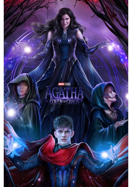 Agatha All Along (2024) 3 ( Tv - Dizi ) (Folyo / Afiş / Poster) ( 70 cm x 100 cm )