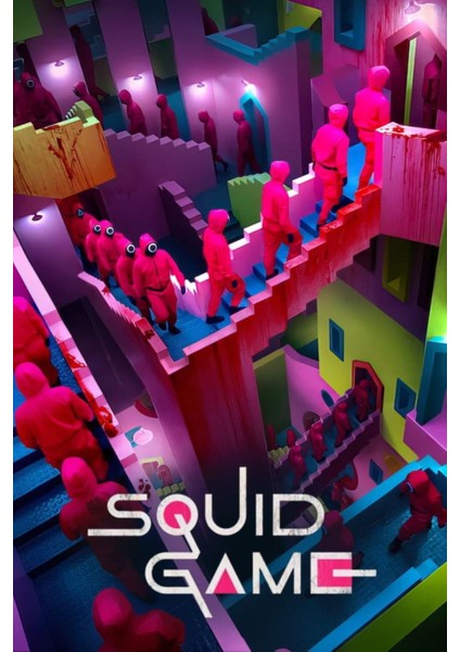 Squid Game (2021) 19 ( Tv - Dizi ) (Folyo / Afiş / Poster) ( 70 cm x 100 cm )