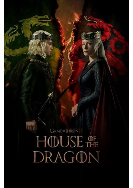 House Of The Dragon (2022) 7 ( Tv - Dizi ) (Folyo / Afiş / Poster) ( 70 cm x 100 cm )