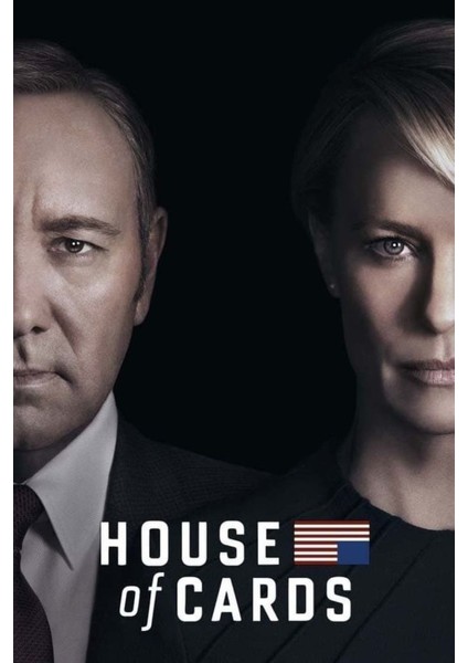 House Of Cards (2013) 5 ( Tv - Dizi ) (Folyo / Afiş / Poster) ( 70 cm x 100 cm )