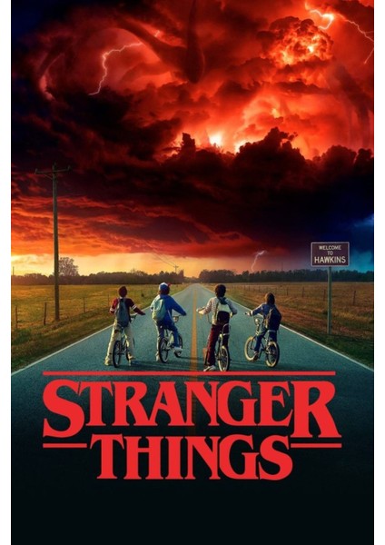 Stranger Things (2016) 6 ( Tv - Dizi ) (Folyo / Afiş / Poster) ( 70 cm x 100 cm )