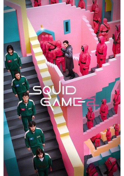 Squid Game (2021) 2 ( Tv - Dizi ) (Folyo / Afiş / Poster) ( 70 cm x 100 cm )