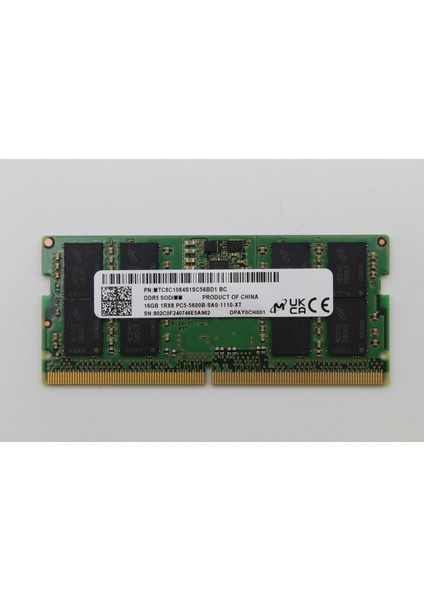 MTC8C1084S1SC56BD1 16GB So-Dımm Ddr5 5600MH
