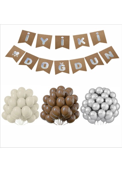 Kraft Temalı Balon+Banner Seti