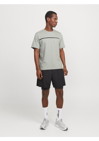 Jcofusıon Full Brandıng Tee Ss Crew Noos Aqua Gray modelleri