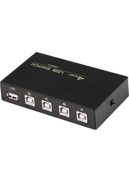 4 Port Yazıcı Printer Çoklayıcı Seçmeli Switch ( 1 Yazıcı 4 Bilgisayar )