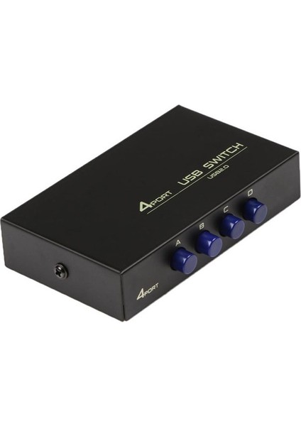 4 Port Yazıcı Printer Çoklayıcı Seçmeli Switch ( 1 Yazıcı 4 Bilgisayar )