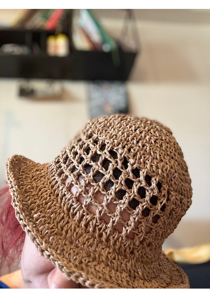 Simarikcraft el örgüsü Şapka, handmade plaj şapkası modelleri