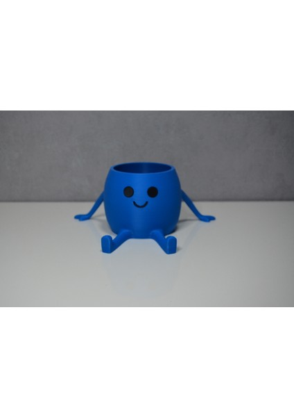 3D Oturan Mini Saksı Mavi fiyatları