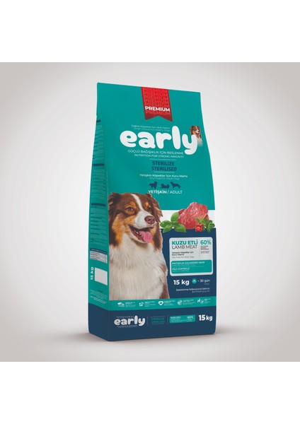 Kuzu Etli Yetişkin Köpek Maması 15 kg (Premium)