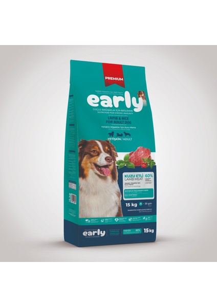 Kuzu Etli Yetişkin Köpek Maması 15 kg (Premium) fırsatları