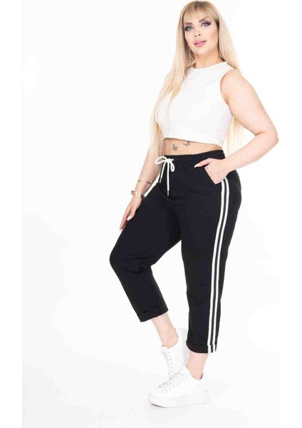 Yanı Şeritli Eşofman Kapri fırsatları