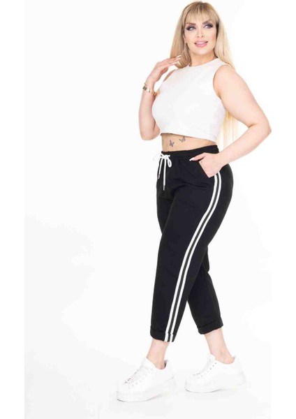 Yanı Şeritli Eşofman Kapri indirimleri