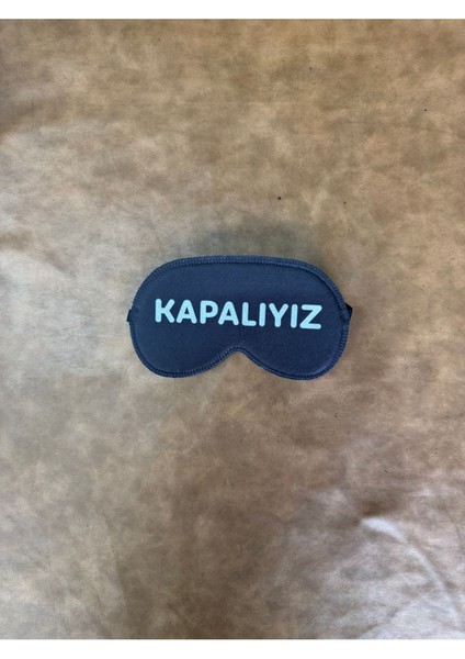 Kapalıyız Uyku Göz Bandı