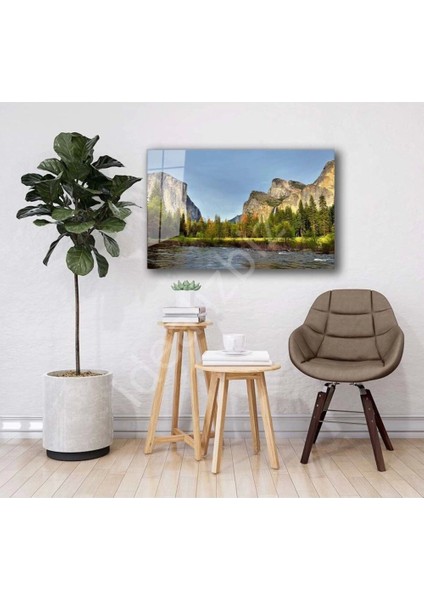 Doğa Manzara Cam Tablo 4mm Dayanıklı Temperli Cam fiyatları