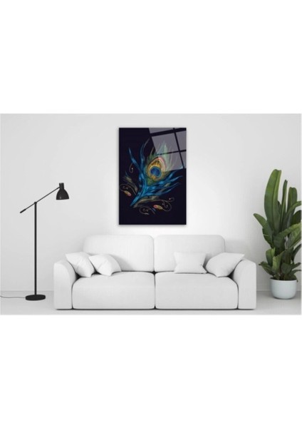 Tavuskuşu Cam Tablo 3 50 x 70 cm fırsatları