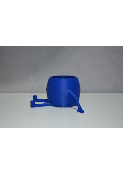 3D Oturan Mini Saksı Lacivert indirimleri