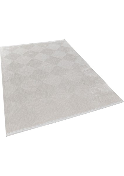 Halı Lima 6241 Krem Yumuşak Dokulu Spor Tarz Lazer Kesim Makine Dokuması Halı modelleri