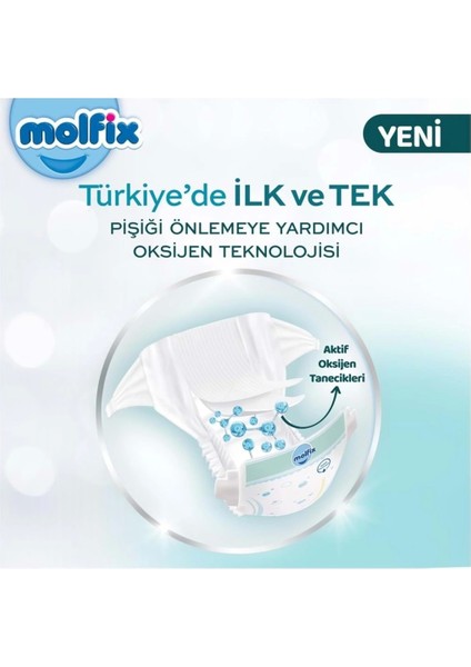 Nessiworld Molfix Premium Bebek Bezi Ultra Fırsat Paketi 3 Beden 4-9 kg 94 Adet