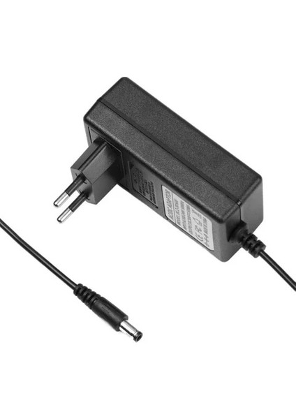 12 Volt - 2 Amper 5.5*2.5 Uçlu Plastik Kasa Priz Tip Adaptör