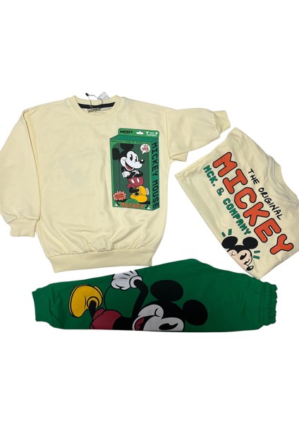 Erkek Çocuk Mickey Mouse Desenli Alt-Üst Takım