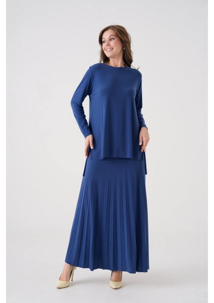 Eteği Piliseli Sade Tunik Takım fiyatları