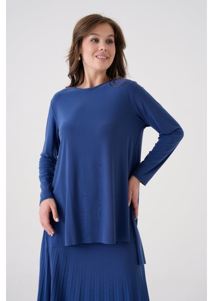 Eteği Piliseli Sade Tunik Takım indirimleri