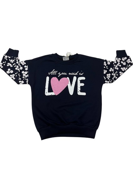 Kız Çocuk Kalpli Alt-Üst Takım modelleri