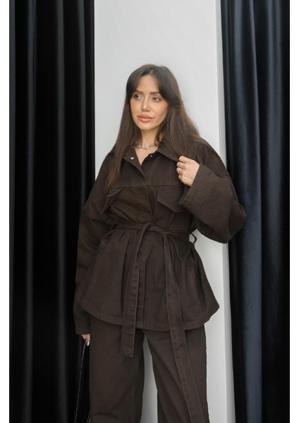 Acı Kahve Denim Takım