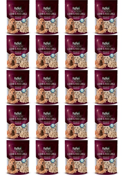 Kuzulu Ve Pirinçli Yarı Yumuşak Köpek Ödül Maması 150gr - 20 Adet