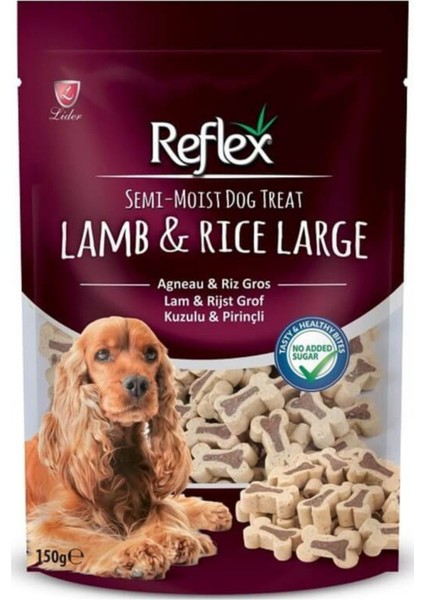 Kuzulu Ve Pirinçli Yarı Yumuşak Köpek Ödül Maması 150gr - 20 Adet