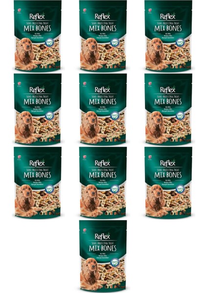 Karışık Kemikler Yarı Yumuşak Köpek Ödül Maması 150gr - 10 Adet