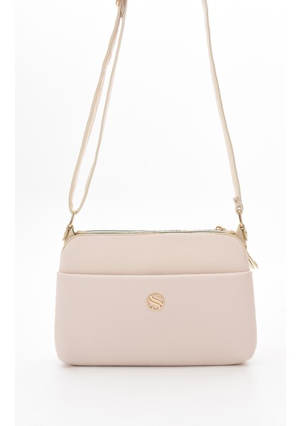 Kadın Ayarlanabilir Çapraz Askılı 4 Bölmeli ve Metal Fermuarlı Omuz Çantası indirimleri