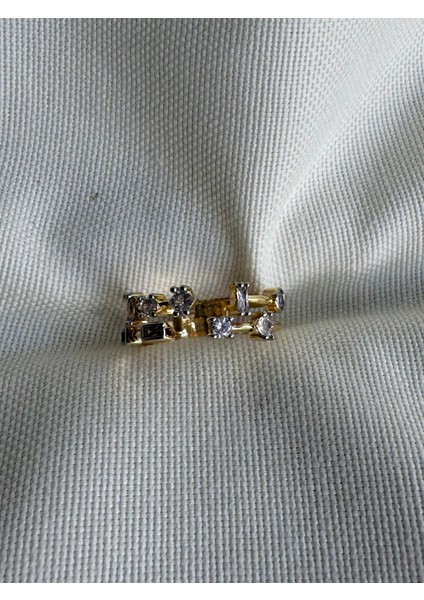 Çift Sıralı Taşlı Yüzük indirimleri