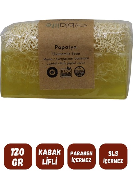 Doğal Kabak Lifli Papatya Özlü Doğal Sabun 120 gr modelleri