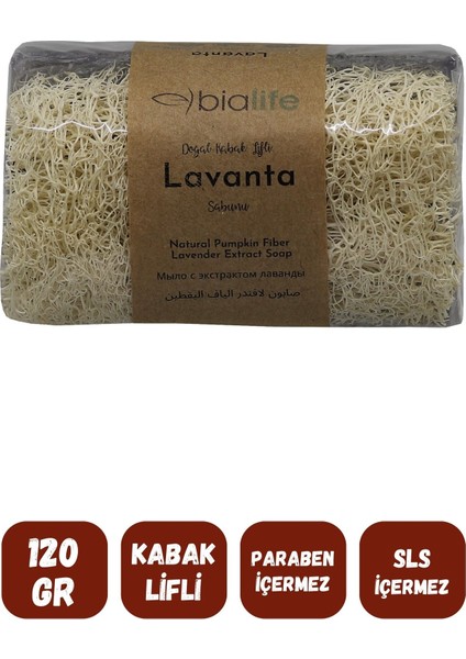 Doğal Kabak Lifli Lavanta Özlü Doğal Sabun 120 gr fiyatları